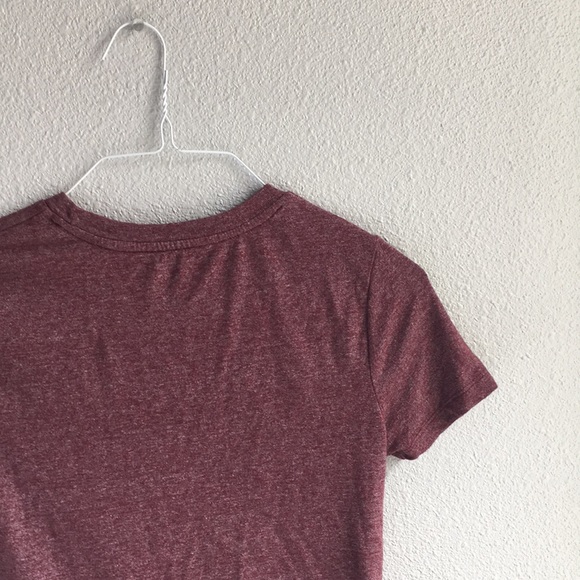 Maroon basic tee - Picture 3 of 4